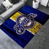 Ковер Milwaukee Brewers для гостиной, спальни, дома, украшение дивана, нескользящий коврик для игр детей