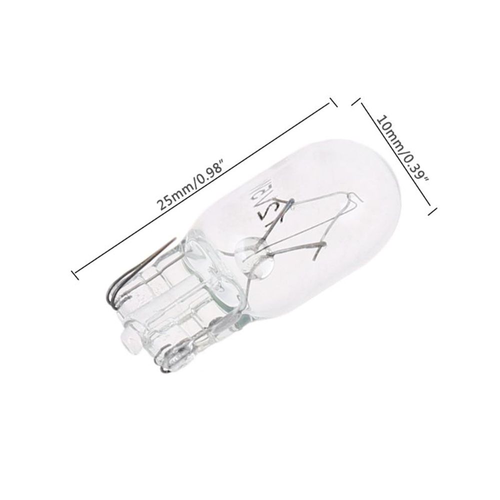 Car Accessory 12V 5W Width Lamp Halogen Bulbs License Plate Lights Signal Light