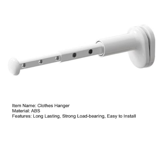 1/2 шт. Выдвижная сушилка для одежды, прочная, несущая, простая установка, складная выдвижная вешалка