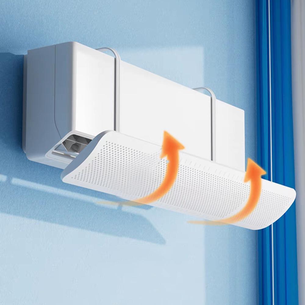 1 шт., дефлектор ветра для кондиционера, противонаправленный обдув, 90*27 см, регулируемое выдвижное лобовое стекло для кондиционера, для домашнего офиса