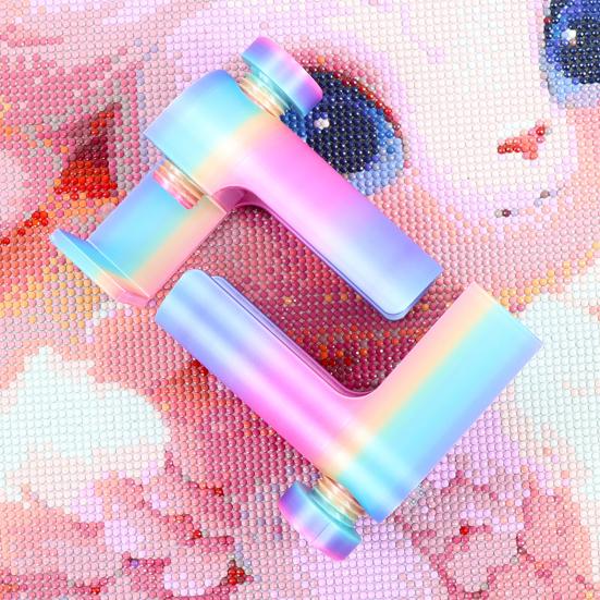 1 Набор Держатель для холста с алмазной вышивкой 3D-печатный набор для скролла холста Регулируемое кольцо-ролик для скролла холста для рисования по номерам, поделки