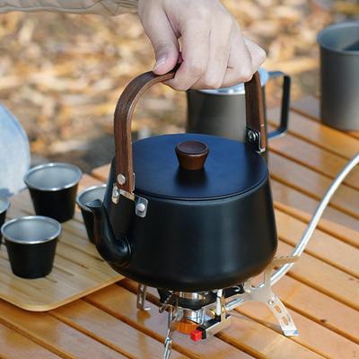 Походный чайник для костра, легкий кувшин для воды на открытом воздухе для кипячения в путешествии