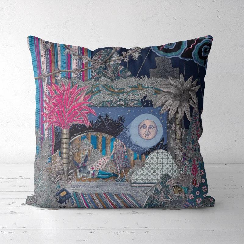 Наволочка с принтом для дропшиппинга, декоративные наволочки, высококачественная, королевская, высококачественная, толстая, дизайн в европейском стиле, богатый итальянский дизайн, 1-27#