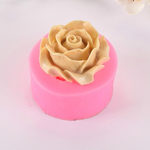 Сирень, Роза, Лилия, силиконовая форма для помадки, гипсовая форма для украшения торта, сделай сам, инструменты для выпечки шоколада, 3d силиконовая форма, форма для мыла ручной работы
