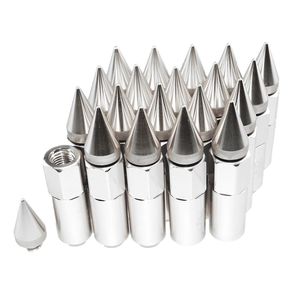 20pcs/set 12x1.5 Universal Aluminum Car Styling Tunning 60mm Extended Tuner Wheels Rims Lug Nuts Racing JDM Style LGLM001