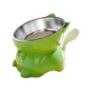 Detachable Stainless Steel Cat Bowl, Raised Tilted Feeder with Anti-Slip Base,High-quality Anti-Tip Food & Water Bowl for Cats