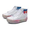 Vans Sailor Moon x Sk8-Hi Stacked Pretty Guardian — серебряные кроссовки унисекс, белые VN0A4BTWSLV