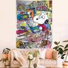 The SSnoopy Show Printed Large Wall Tapestry Hanging Tarot Hippie Wall Rugs Dorm Art Home Decor