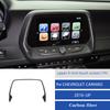 For Chevrolet Camaro 2016-UP Center Console Gear Carbon Fiber Cover Car Accessories Interior Stickers
