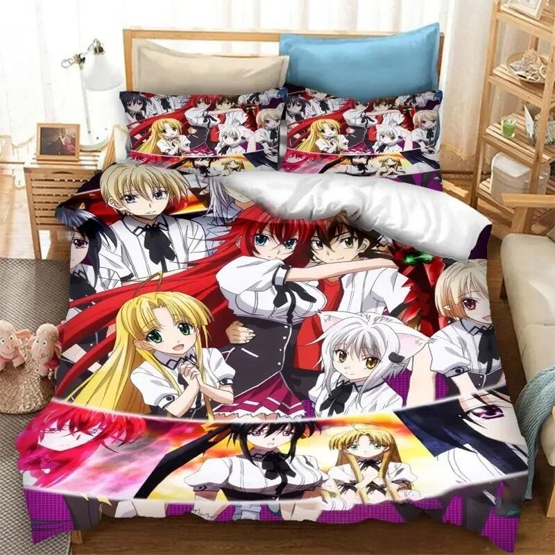 Animation High School DXD Bedding Set Bedroom Bedding Cover Single and Double King Size Quilt Cover Home Textiles 2/3pcs