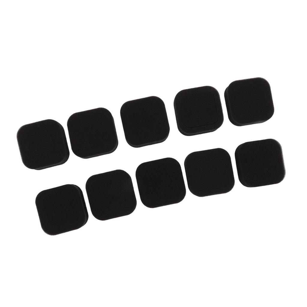 10 Pcs Air Filter for TH23D Para 11010 2530 Black Strimmer Trimmer Replacement Parts