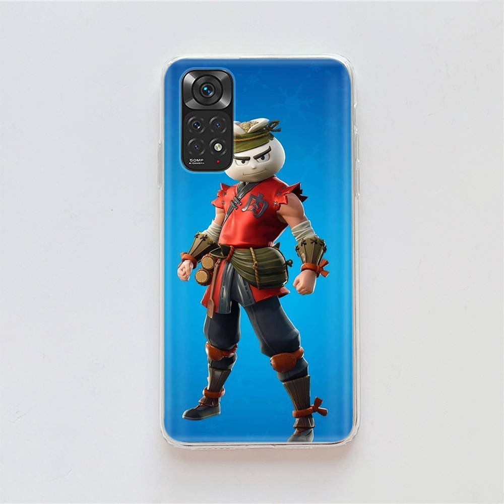 Чехол RT89 Fun Fortnite для Samsung A04 A14 A23 A34 A54 M23 M33 M52 M53 Realme 10 9 C30S C35 C55 VIVO Y02S Y21 Y33S Y51 X80 Pro Прозрачный чехол