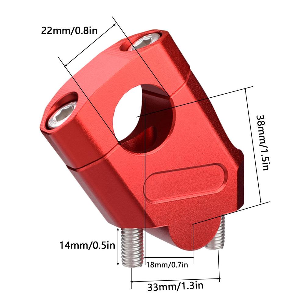 Универсальные подъемы руля 22 мм подъемы руля зажим для мотоциклов мотокросс повышение зажим крепление принадлежности для мотоциклов
