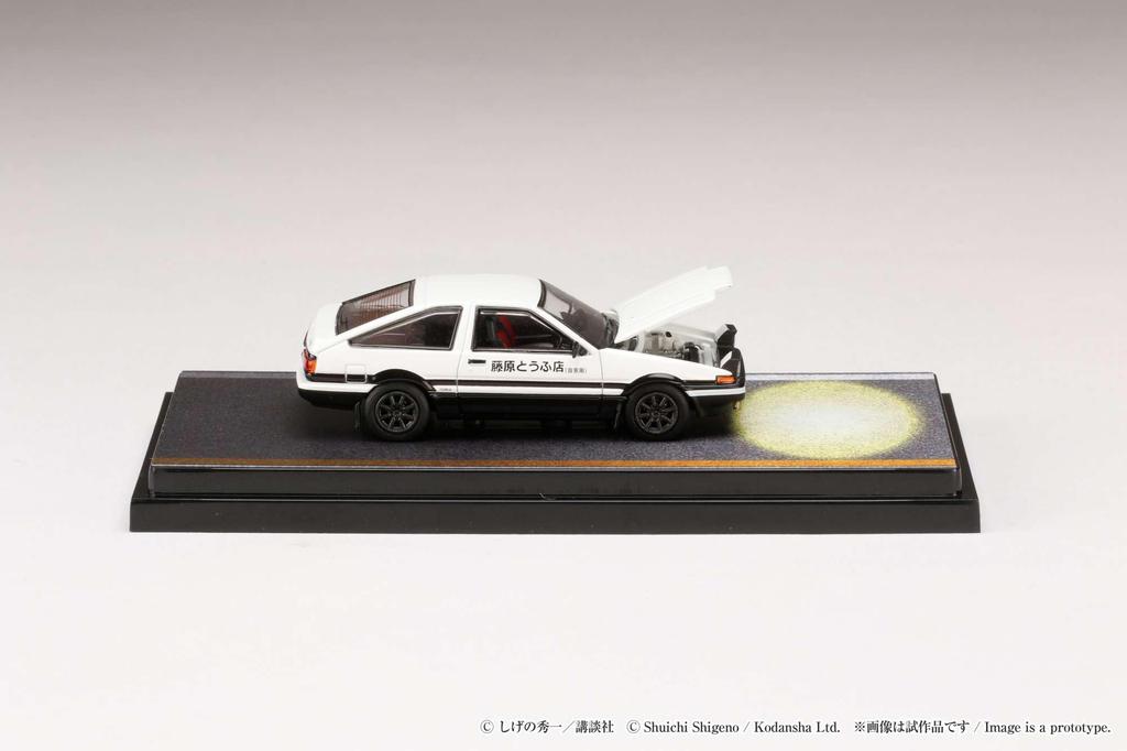 HJ64 Toyota Sprinter Trueno GT APEX Initial D Engine Equipped Model VS Kyoichi Sudo Completed Product 1/64 (AE86) /