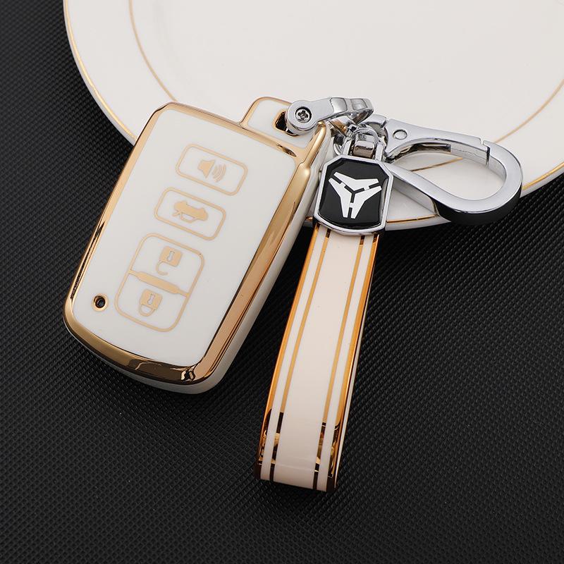 Чехол для ключа Toyota для 13-го поколения Crown, Reiz, старого Prado, Land Cruiser и Ruis - Женская пряжка-ракушка