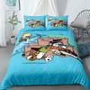 Fort Night Cartoon Duvet Cover Set King Queen Double Full Twin Single Bed Linen Set