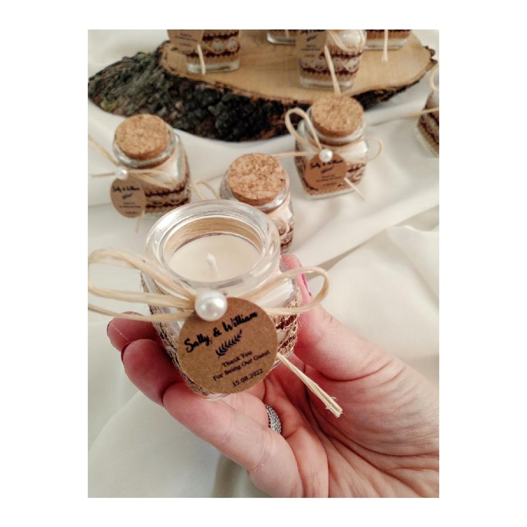 Богемный, Свеча В Банке, Соевая Свеча, Обещание, Помолвка, Свадьба, Хна, Свадебный Подарок, Подарок На Помолвку (15 штук)