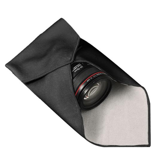 Makeup Bag Portable Protective Cosmetic Pouch Smooth Wear Resistant Self Adhesive Versatile Camera Lens Wrap Travel Organizer