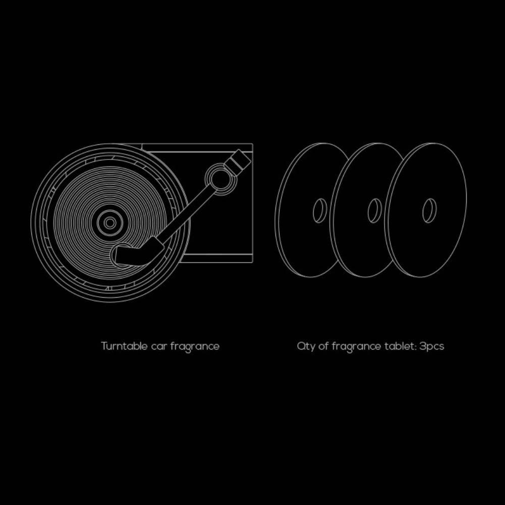 Автомобильный освежитель воздуха, парфюмерный проигрыватель, автомобильный зажим для духов, виниловый фонограф, вентиляционное отверстие, зажим для ароматерапии, запах
