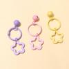 2 шт. корейской версии Ins Small Fresh Color Small Star Bell Keychain Candy Color Keyring Cuestionary Keychain Cuestionary Keychain Accessories