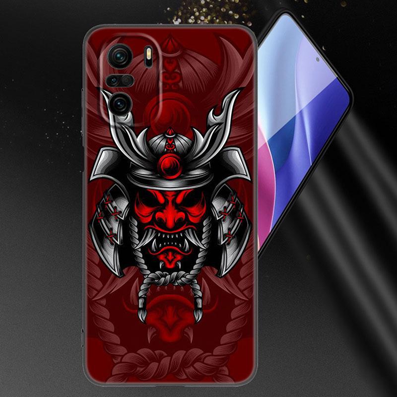 Чехол для телефона Japanese Samurai Art для Xiaomi Mi POCO X3 NFC GT M4 M3 12 11T 10T Pro A3 11 Lite NE 5G 12X 11i F3 мягкий черный чехол
