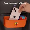 Car Door Storage Box Cards Phone Key Collecting Case For Abarth 500e 500C 595 595C 695 600e 124 Sticky Pouch Auto Accessories