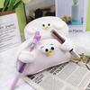 Ins Adorkable White Seagull Plush Pencil Case Cute Large Capacity Student Pen Bag Stationery Organizer Kawaii School Supplies