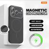 Магнитный чехол для телефона с большим окном для iPhone 17 16 15 14 Pro Max Magsafe Жидкий силикон Роскошная противоударная защитная крышка