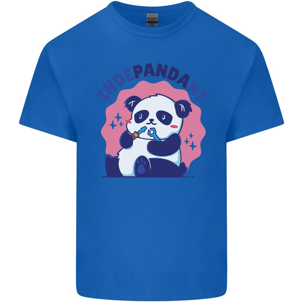 Indepandant Funny Independant Panda Bear Unisexs Light Cotton TShirt
