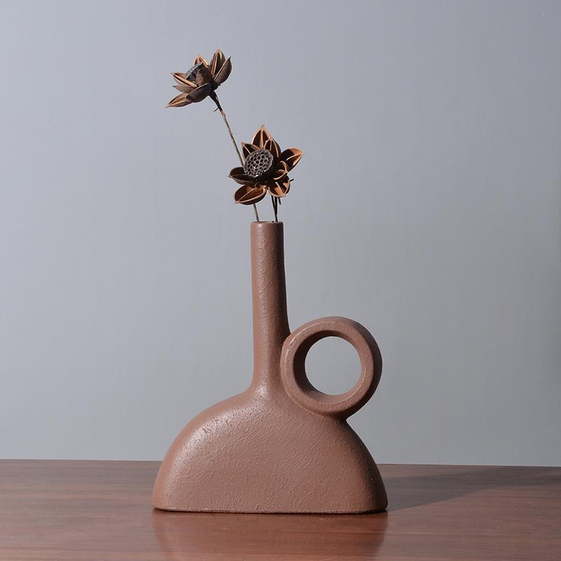 Ретро новая китайская керамическая ваза украшения украшения фарфоровая ваза с цветочной композицией и гидропоникой в крыльце тумба под телевизор