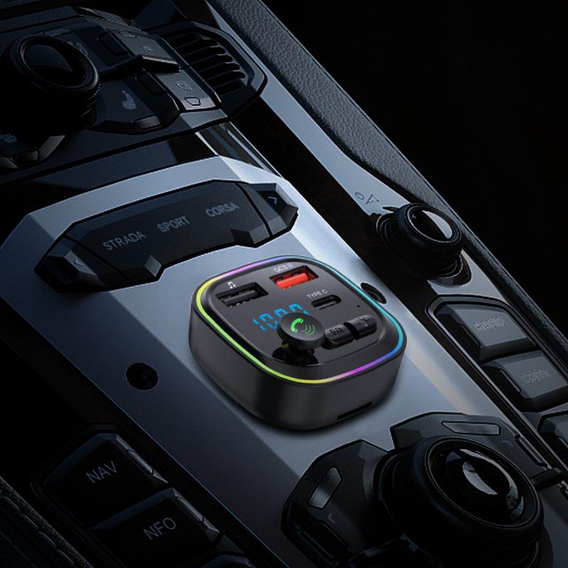 Bluetooth Автомобильный FM-трансмиттер с MP3-плеером P4 и быстрой зарядкой QC3.0