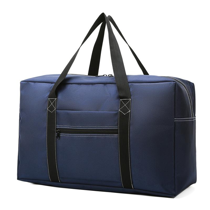 Большая вместительная дорожная сумка для багажа контрастного цвета из ткани Оксфорд, дорожная сумка для хранения на коротких дистанциях