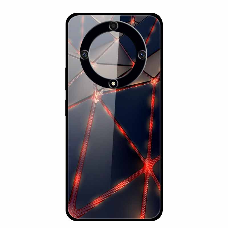 Закаленное Стекло Чехол для Honor Magic5 Lite 5G Крышка Роскошная Жесткая Задняя Крышка для Huawei Honor Magic 5 Lite Чехлы Защитные Модные