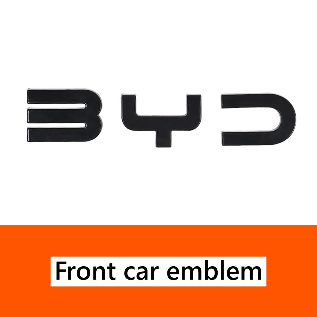 Для BYD SeaLion 07 EV Черненая эмблема автомобиля Передняя эмблема Черная крышка Наклейка на эмблему Разборка не требуется