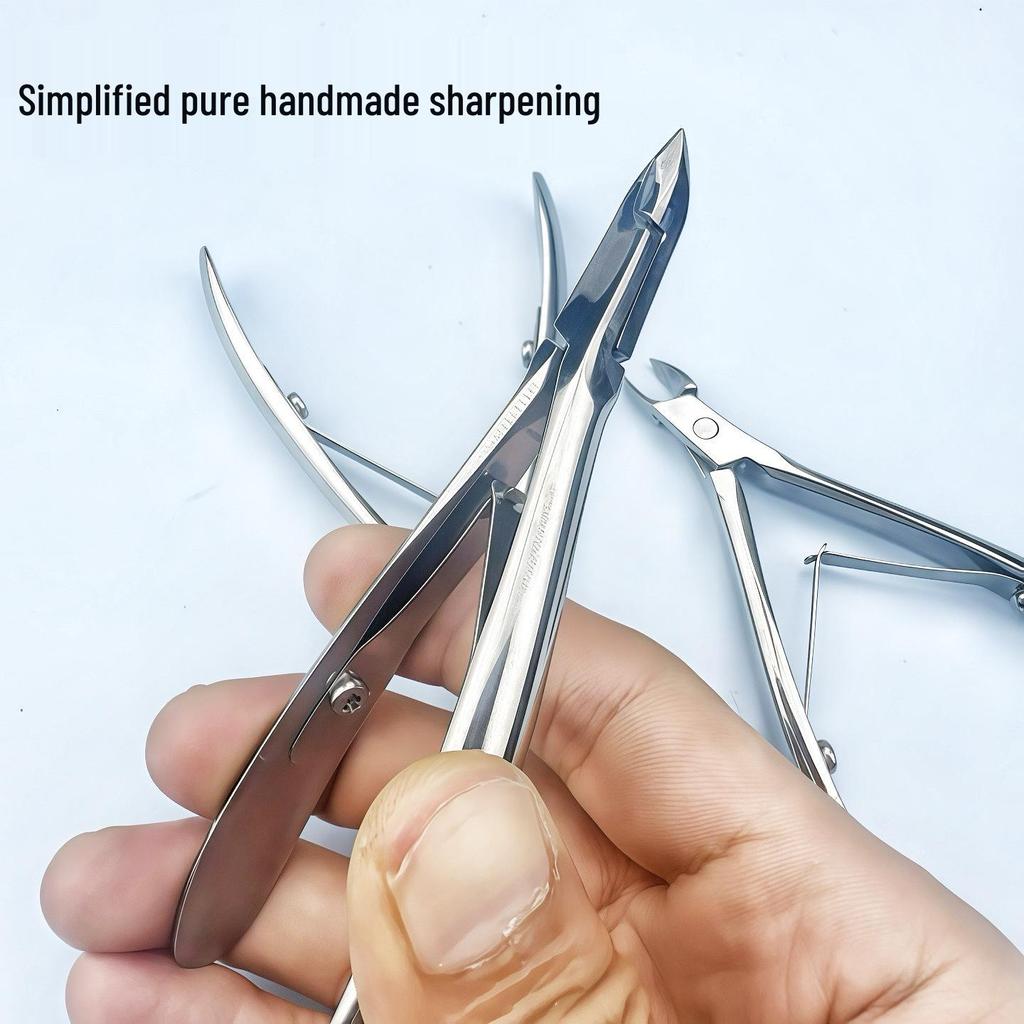 Yixiu Профессиональные кусачки для кутикулы: Острый нержавеющий металл 3 мм, ручка с зеркальной полировкой, легкий срез для маникюра.