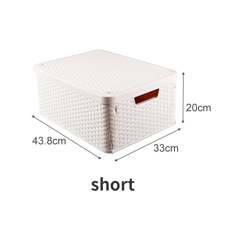 Folding Clothes Storage Boxes with Lid Wardrobe Living Room Clothing Toy Sundries Storage Box Home Drawer Organizer