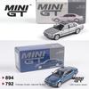 МИНИГТ 1:64 BMW 750IL Sorrento Blue Metallic Silver MGT Литой Диск Модель Автомобиля 894 792