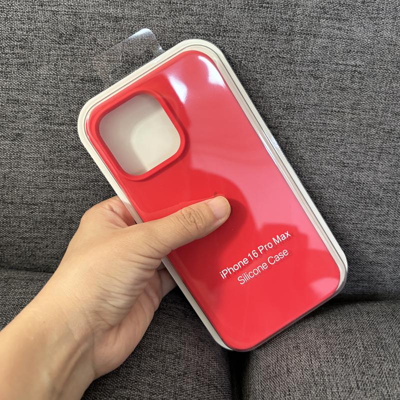 Чехол Apple Original 16 Pro max для Apple 15 14 13 12 Pro max из мягкого силикона с защитой от скольжения и грязи