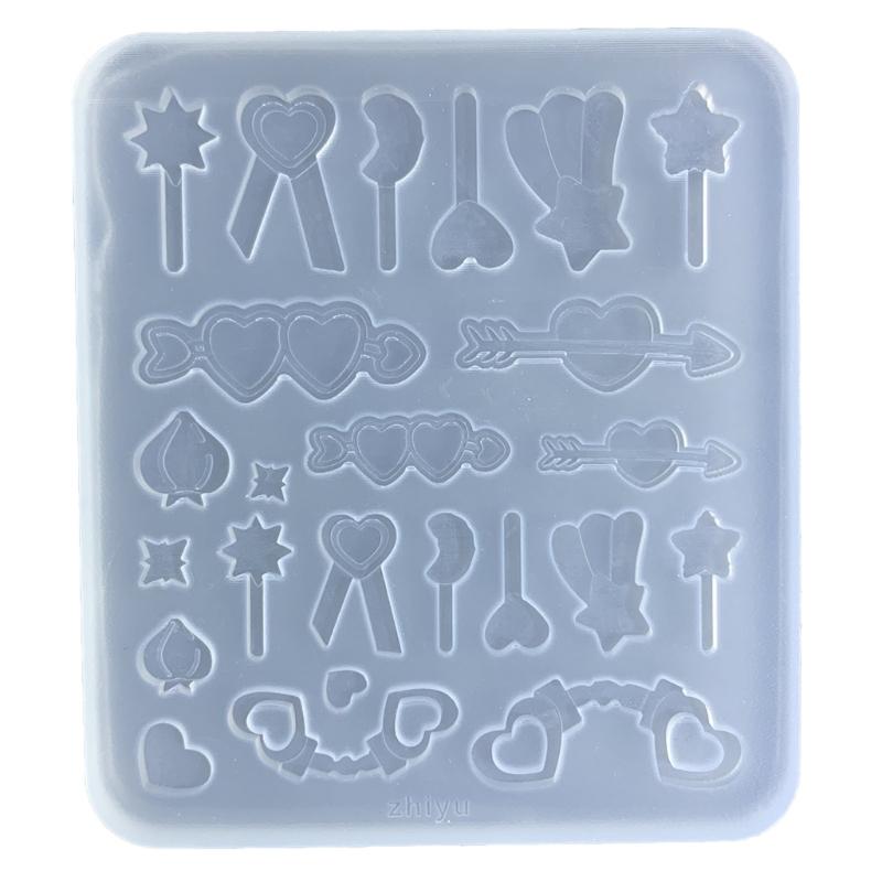 Силиконовая форма для игральных карт, крошечный бантик, звезда, теннисная форма, наполнитель, ремесло, 3D одежда, сделай сам, поделки ручной работы