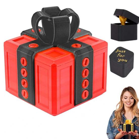 Надоедливый набор подарочных коробок с сюрпризом в виде интерактивной 3D-головоломки с пальцем, винтовой головоломки, двойной коробки для хранения, подарочной коробки для розыгрышей на дни рождения, Рождество, Хэллоуин