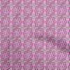 oneOone Cotton Flex Fuschia Pink Fabric Asian Block Craft Projects Decor Fabric Printed By The Yard 40 Inch