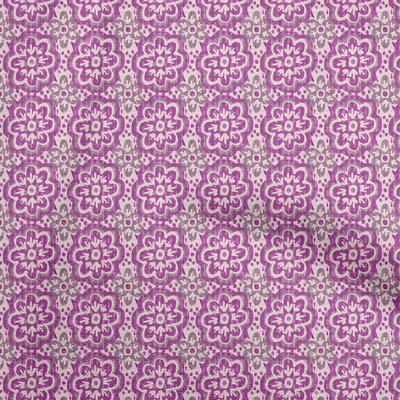 Ткань Cotton Flex Fuschia Pink, азиатские проекты для творчества, декоративная ткань, напечатанная по ярдам, 40 дюймов