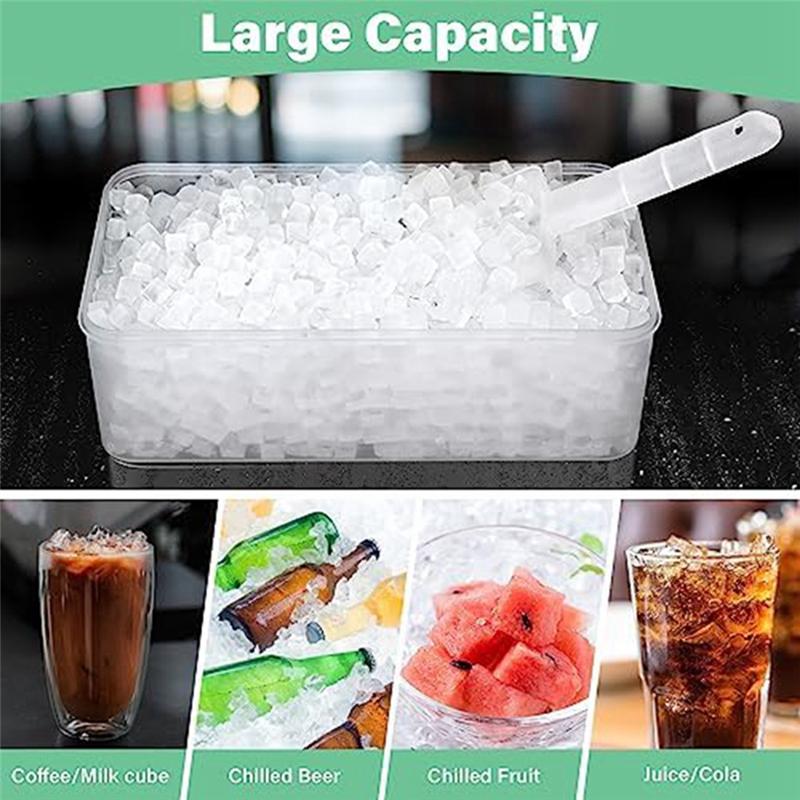 BHBL Mini Tray for Freezer: Small Tray for Freezer with 36 Easy Release Cube Ice Trays