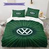 VfL Wolfsburg Pattern Bedding Set Quilt Cover Pillowcase Home Decor Gift (1 * duvet cover + 2 * pillowcase, without core)