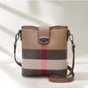 Plaid Bucket Bag New Summer Versatile Niche High-end Single-shoulder Crossbody Bag for Women