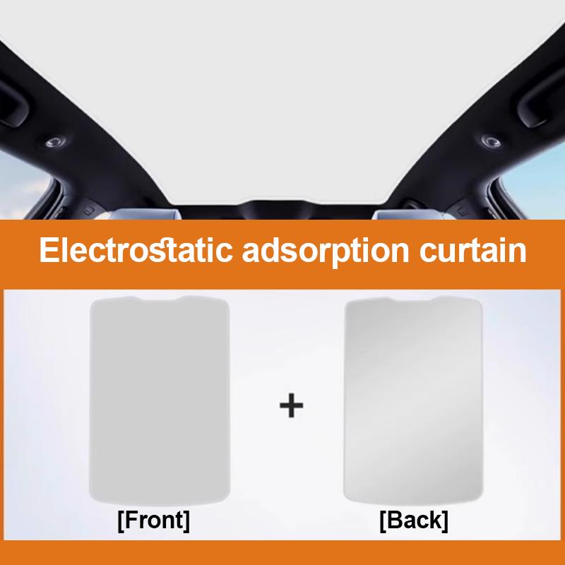 For Volvo EX30 Accessorie  2024 2025 Car Glass Roof Sun Shades Electrostatic Adsorption Sunroof Sunshade Skylight Accessorie