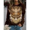 Western Aztec Ethnic Hoodies Bohemian 3D Print Sweatshirts Women Streetwear Long Sleeve Y2k Hoodie Pullovers Tops Woman Clothing