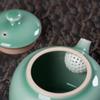 Yi Hu De Elegant Celadon Green Ten-Piece Tea Set