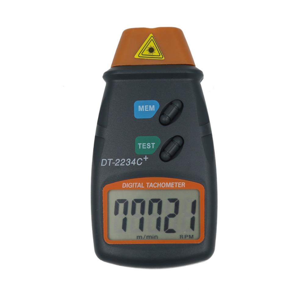 DT-2234C+ Цифровой лазерный тахометр Точность Фотоэлектрический тахометр Бесконтактный 2,5-99 999 об/мин Тестер об/мин Тахо Спидометр