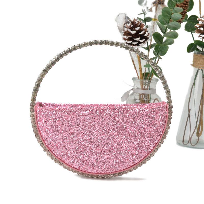 Женская сумка PU Diamonds Fashion Solid Zipper Handbag MINI Bag Кошельки и сумки Вечерние сумки-клатчи Luxury